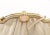 Judith Leiber Judith Leiber Cream Karung Skin Handbag with Rose Quartz Cabochon Clasp For Sale - Image 4 of 7