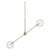 Metal Balance Brass Chandelier by Switching For Sale - Image 7 of 7
