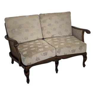 Vintage Louis Sofa with Woven Sides, 1965 For Sale
