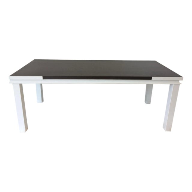 "Girder Dining Table" Wenge Steel Table by Ben Schmitt For Sale