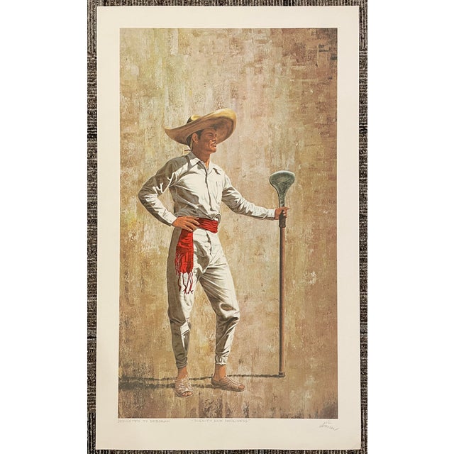 1978 Vic Herman Dignity & Manliness Lithograph For Sale - Image 4 of 4