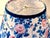 2020s Floral Lampshades With Navy Velvet Trim, Styled After Brunschwig & Fils, a Pair (New) For Sale - Image 5 of 6