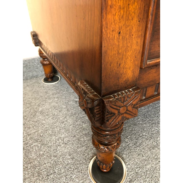 Wood Nancy Corzine Solid Mahogany French Style Chest of Drawers Commode For Sale - Image 7 of 12