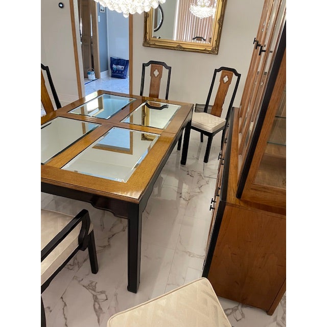 Thomasville 1970s Thomasville Embassy Collection Dining Chairs- Set of 6 For Sale - Image 4 of 11