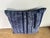 Antique Indigo-Dyed Textile Pillow, Linen, Geometric Motifs, Usa For Sale In Los Angeles - Image 6 of 9