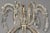 2020s Contemporary Wrought Iron Chandelier With Clear & Rock Crystals For Sale - Image 5 of 7