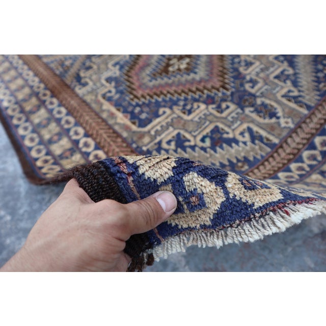 1980s Vintage Belouch Taimani Afghan Rug For Sale - Image 5 of 6