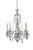 Hollywood Regency Vintage Maria Theresa European Bohemian Crystal 6 Arm Candlestick Chandelier For Sale - Image 3 of 18