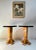 1990s A Set of 2 Late 20th Century Art Deco Style Burl Side Tables For Sale - Image 5 of 12