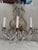 1980s Rocco Czech Bohemian Gilt Metal & Crystal Chandeliers - Pair For Sale - Image 4 of 5