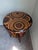 Italian Signed Giuseppe Mastellone Italian Multi-Wood Marquetry Inlaid Two-Tier Side Table For Sale - Image 3 of 13