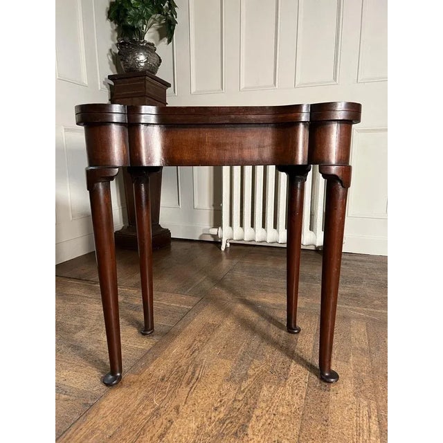 George II Style Games Table with Flip Top For Sale - Image 3 of 12