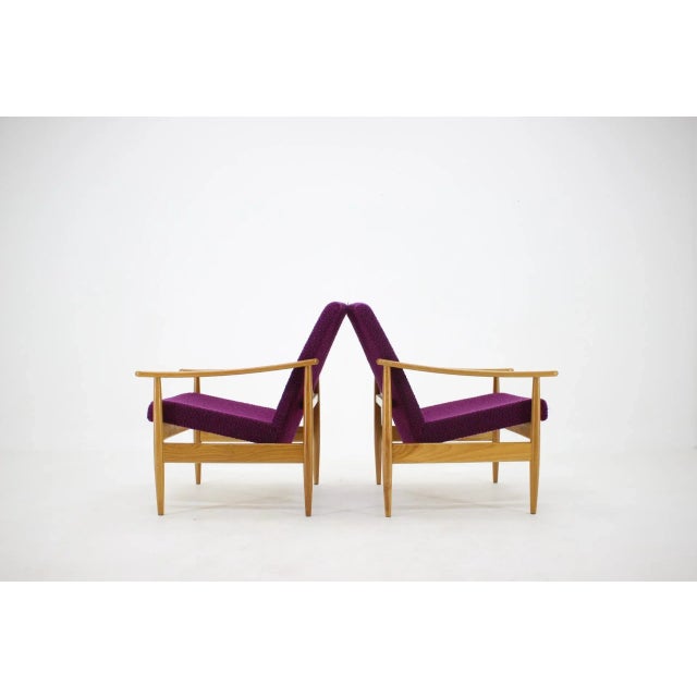 Armchairs, Former Czechoslovakia, 1960s, Set of 2 For Sale - Image 6 of 13