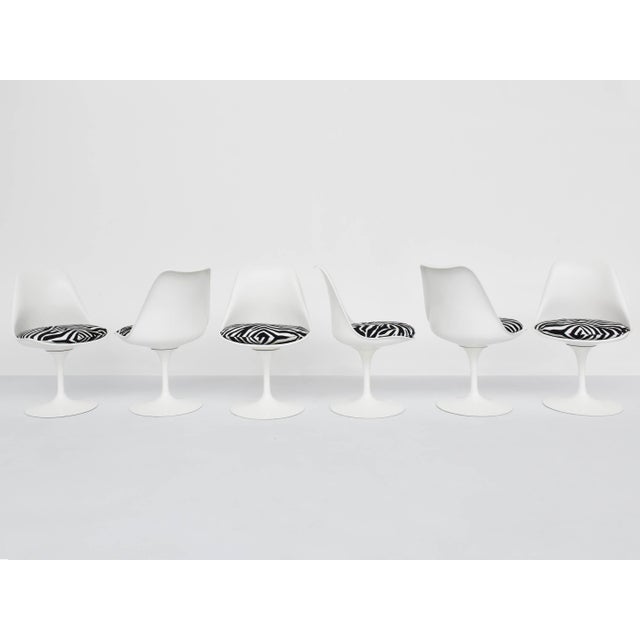 4 Swivel and 2 Fixed Tulip Chairs by Ero Saarinen for Knoll International, 1970, Set of 6 For Sale - Image 10 of 10