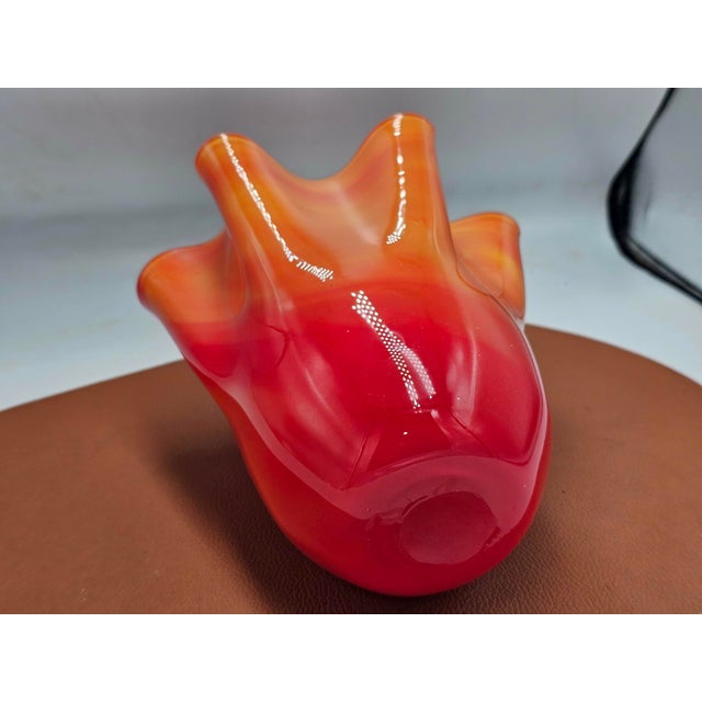 1970s Vintage Murano Glass Vase, 1960s-1970s For Sale - Image 5 of 6