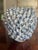 Large Handmade Ceramic Undersea Mushroom Vase in Blue For Sale - Image 4 of 8