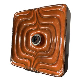 Pop Art Cubic Ceramic Wall Lamp from Pan Keramik, 1970s For Sale