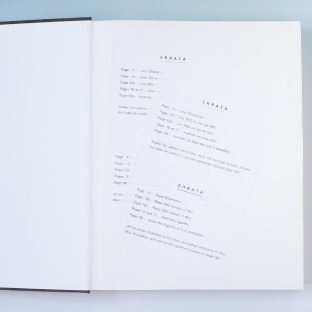 Paper 1977 “Lalique Par Lalique” Hand-Signed Marc & Marie-Claude Lalique Book For Sale - Image 7 of 18