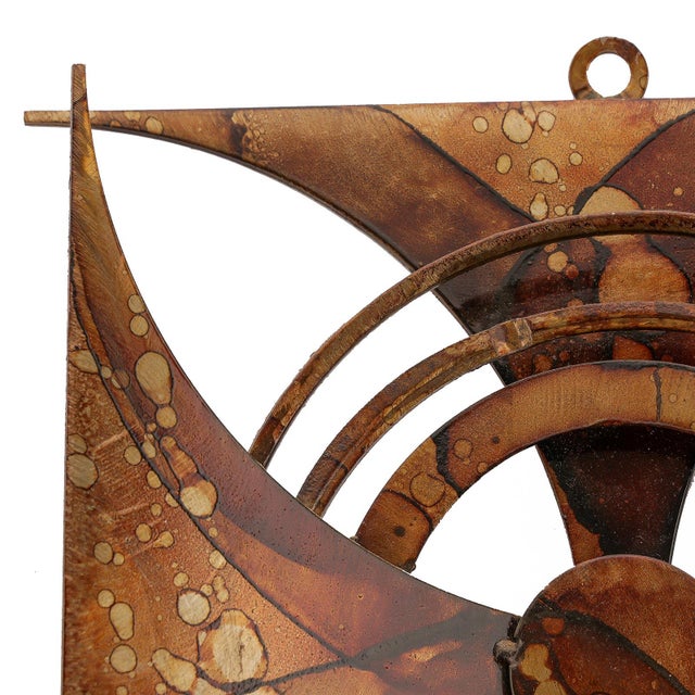 Brutalist Sculptural Wall Candleholder by Henrik Horst, Denmark, 1960s For Sale - Image 6 of 8