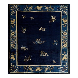 Early 20th Century Chinese Peking Carpet ( 7'6'' x 8'5'' - 230 x 257 ) For Sale