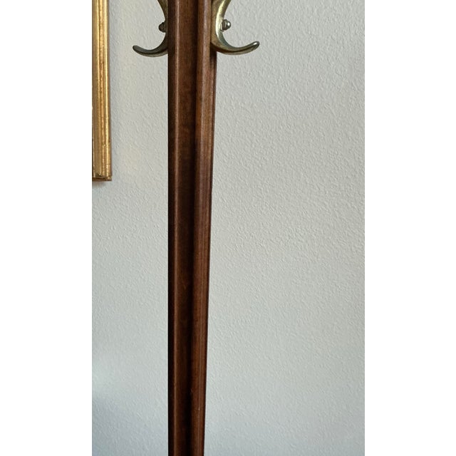 Farmhouse Vintage Solid Wood Coat/Hat Rack For Sale - Image 3 of 10