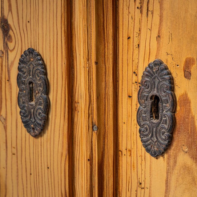 Rural Softwood Armoire, Early 19th Century For Sale - Image 5 of 9