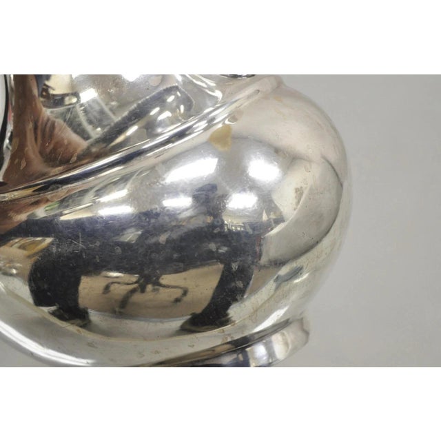 Early 20th Century English Victorian Sheffield James Ramsay Dundee Silver Plated Coffee Tea Pot For Sale - Image 9 of 11