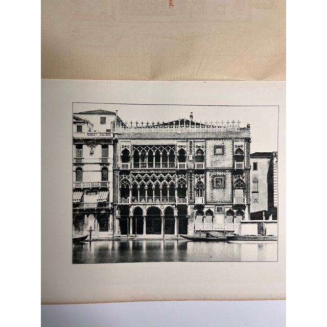 Marvelous original book plate print of the Ca' d'Oro Grand Canal in Venice. From 19th century book. Ready for matting and...