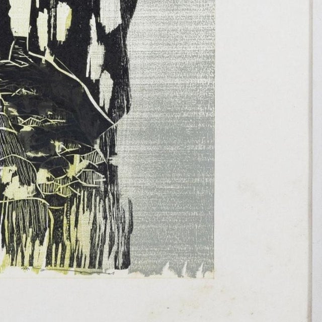 António Soares, Street, 20th Century, Woodcut For Sale - Image 5 of 6
