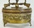 Vintage Ormolu Brass and Glass Jewelry Casket With Ribbon Handle For Sale - Image 9 of 10