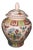Hand-Painted Lidded Ginger Jar | Chinoiserie Floral Motif Ceramic Vase For Sale