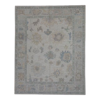 Turkish Oushak Rug 8'1" x 10'2" For Sale