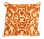 Decorative Silk Velvet Applique Throw Pillow For Sale