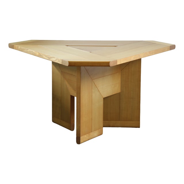 Italian Geometric Triangular Design Table by Silvio Coppola for Montina, 1970s For Sale