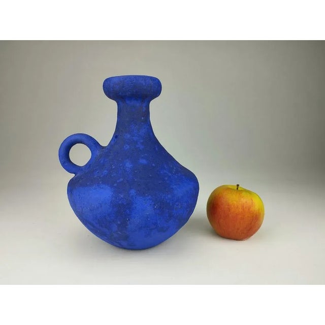 Mid-Century Modern Cobalt Blue Vases by Hartwig Heyne for WGP Studiokeramik, 1960s, Set of 3 For Sale - Image 11 of 12