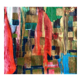 Halyconia Contemporary Original Painting on Canvas by CL Auker For Sale