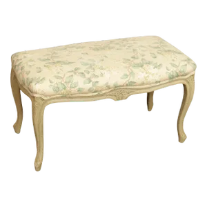 French Louis XV Style Painted Window Bench