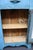 Country Painted Milk Cupboard With Blue Birds For Sale - Image 13 of 16