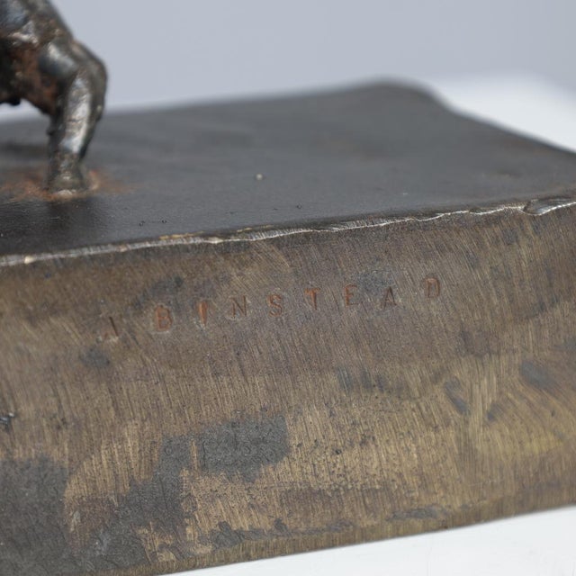 Anthony Binstead, Expressive Standing Figure, 1980s, Iron For Sale - Image 10 of 11