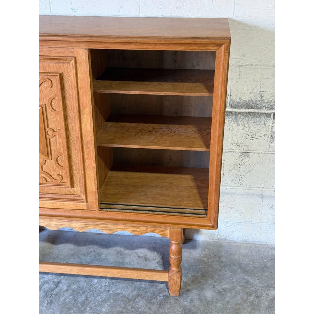 Axel O. Rock Otterup Møbelfabrik Sideboard Credenza Oak Danish Mid-Century Modern 1962 For Sale - Image 12 of 15