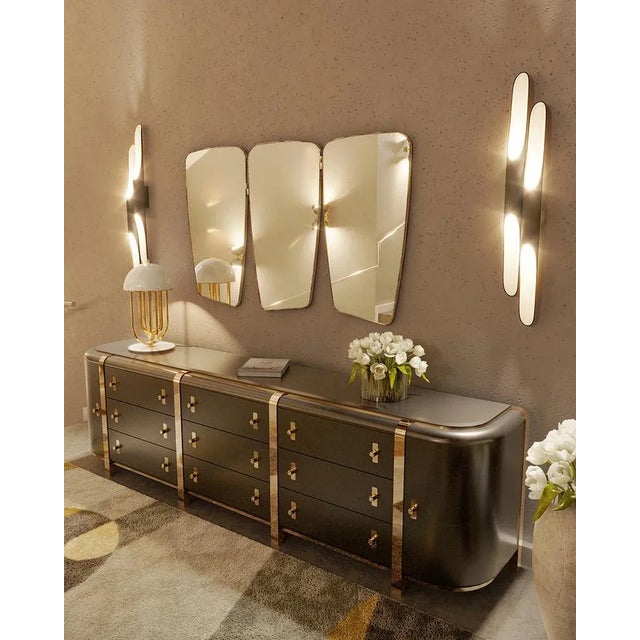 Black Coltrane 2 Wall Light by DelightFULL For Sale - Image 8 of 11