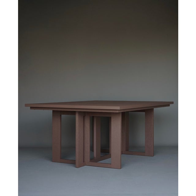 Bossche School Merbau Dining Table from Hans van der Laan & Harry van Hal, 1979 For Sale - Image 4 of 18