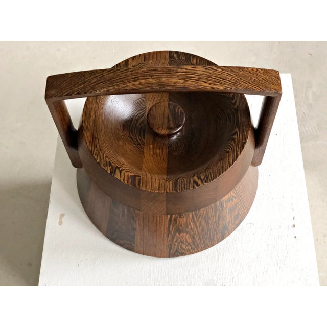 Danish Rosewood and Wenge Ice Bucket by Jens Quistgaard, 1960s For Sale - Image 6 of 8