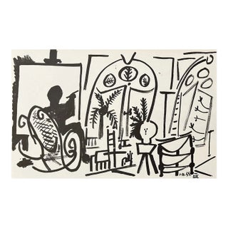 Picasso Sketchbook Carnet De La Californie Lithograph 14 Dated 1/11/1955 For Sale