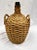 Brown Early 20th Century Wicker Wrapped German Demijohn Bottle For Sale - Image 8 of 13