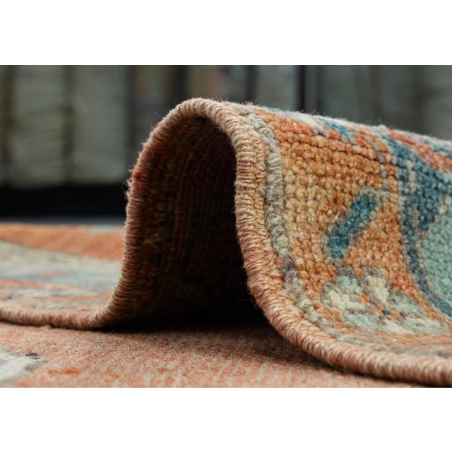 Textile Turkish Vintage Rug 5'4" x 7'7" #17950 For Sale - Image 7 of 8