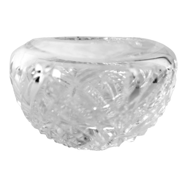 Vintage Waterford Crystal Glandore Rose Bowl / Vase For Sale