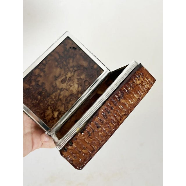 Onyx Box in Brown, France, 1970 For Sale - Image 6 of 12