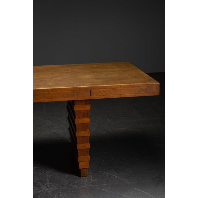 Architectural Dining Table by Plinio Marconi, 1950s For Sale - Image 6 of 13