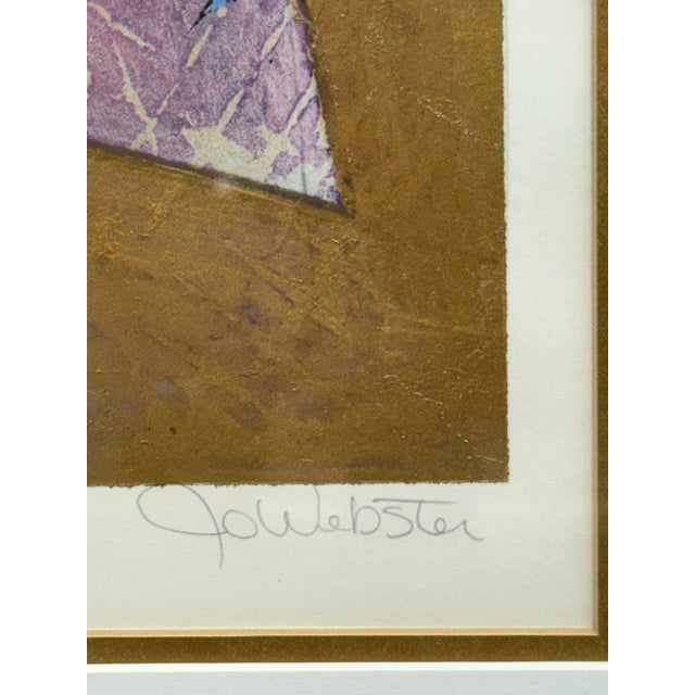 Post Modern Original Abstract Multimedia Art Painting by Jo Webster For Sale - Image 10 of 12